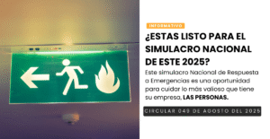 Simulacro Nacional de Respuesta a Emergencias 2025