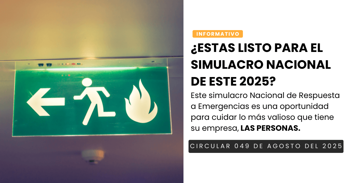 Simulacro Nacional de Respuesta a Emergencias 2025